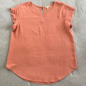 Coral Short Sleeve Blouse